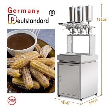 churros भराव कैबिनेट 5L churros भरने की मशीन के साथ