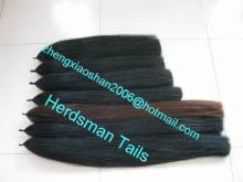 Blunt cut false horse tail extensions for your love horse