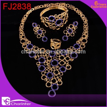 2016 african gold jewelry set necklace jewelry set