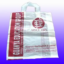 LDPE Soft loop handle bag&HDPE flexi loop handle bag