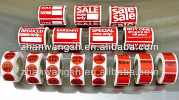 Self-adhesive barcode label paper