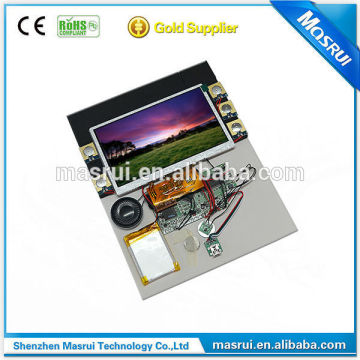 4 .3" Lcd Video Greeting Card Module