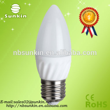 China hot sale 3W led candle bulb led candle light bulb e27 e14 led candle bulb