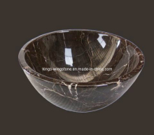 New St. Laurent Brown Marble Sink, Marble Basin