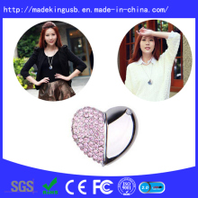 Diamond Heart Shape USB Flash Drive