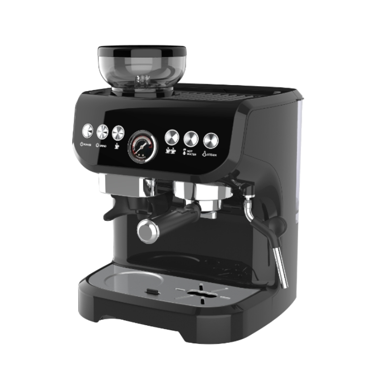 Черная эспрессо кофемашина Black Espresso Coffee Machine