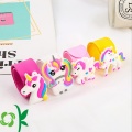 Customized Fashion Unicorn Shape PVC Slap Band