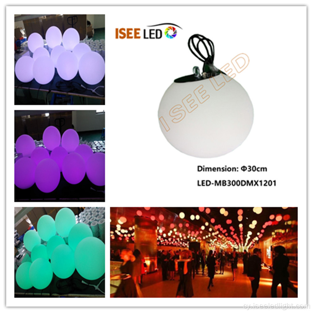 Lliw Llawn 30cm RGB LED DMX MAGIC DALL