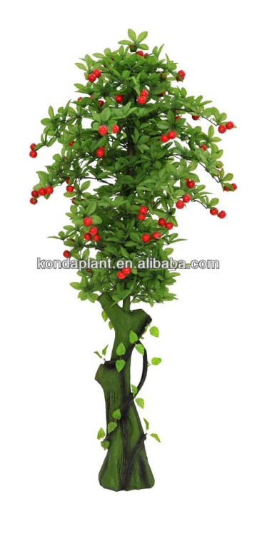 artificial green plants.artificial fruit tree and flowers tree