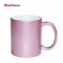 Photo Sparkling Sublimation Magic Coffee Mugs - Mugfavor Pink Mug for Personalized Printing