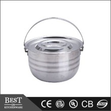 Portable cooking pots, Sandwich-bottom