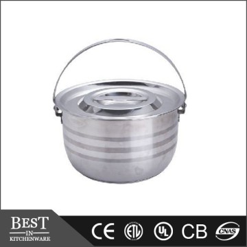 Portable cooking pots, Sandwich-bottom
