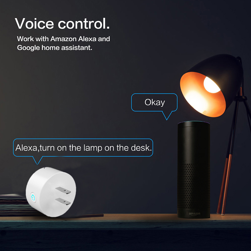 Chaoran Google Assistant Portable Socket Connected Appliance Plug Japan Smart Plug WiFi 2019