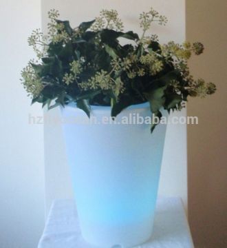 FO-9523 LED Light Flower Pot, Lighted Outdoor Flower Pots, Bulk Flower Pots