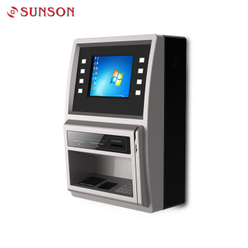 เครื่องชำระเงิน ATM ความปลอดภัยสูงพร้อมเครื่องจ่ายเงินสด