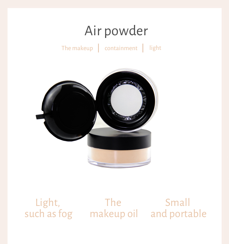 9 Colors Loose Powder The makeup containment light Glow Dust Powder Extend makeup effect Long lasting powder
