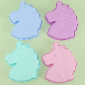 3D Unicorn Large Cake Tray Silicone Mold - DIY Baking Accessory