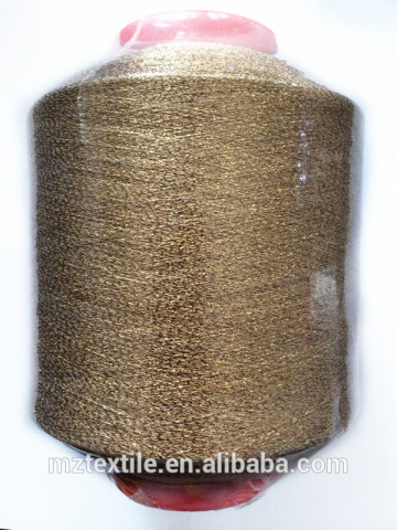 MX TYPE GOLD METALLIC THREAD REFLECTIVE YARN FOR KNITTING