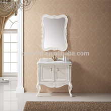 white solid wood classic bathroom cabinet, 40" Bathroom Cabinet