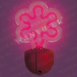EL wire Shape Night Light-Flower