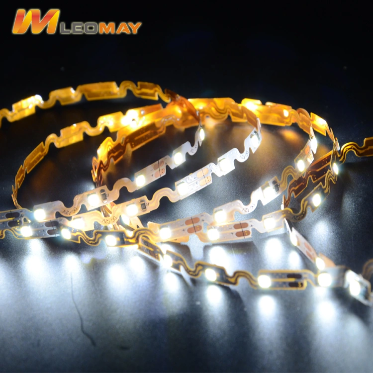 Super Bright SMD2835 60LEDs/m S shape 12V Indoor Lighting LED Strip Light