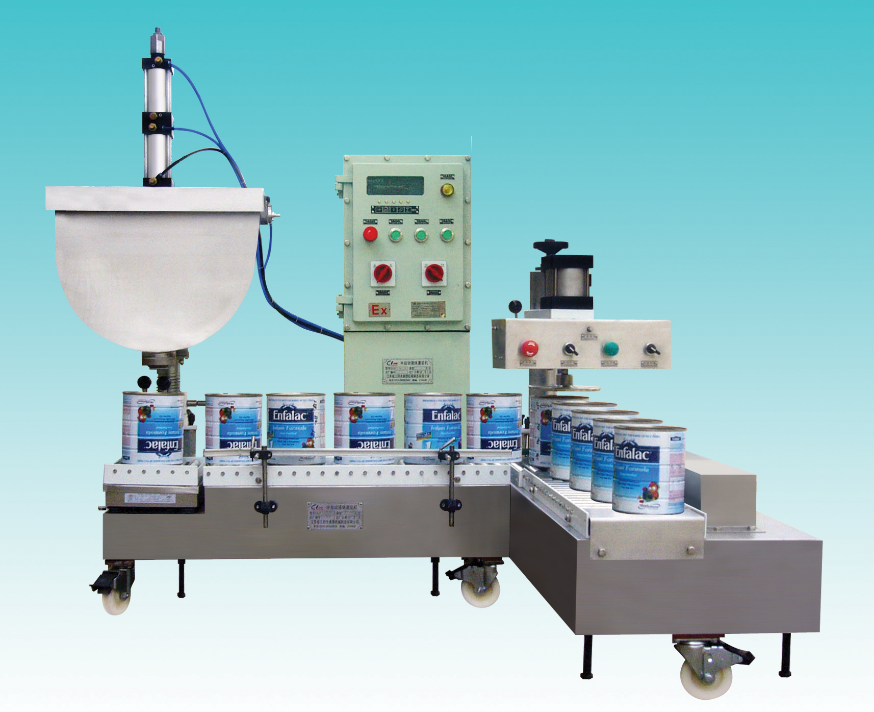 GCJ01-50- IBT Weighing Type Semi-Automatic liquid filler