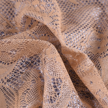 Polyester Waterproof Knitted Bonded PU Coated Lace Fabric