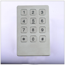 Standalone waterproof ip65 access control keypad matrix keypad usb 12 key numeric keypad