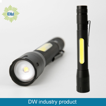 LED+COB Aluminium Pen Light