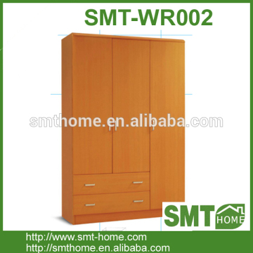 3 door bedroom mdf wardrobe