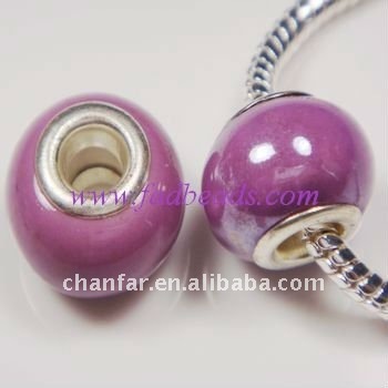 AB color porcelain bead