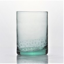 Grüne Blasen recycelter Sublimationskristall Whiskyglas