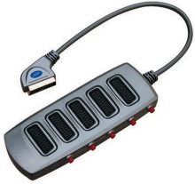 Scart Splitter Scart Plug to 5 Jack (3047)