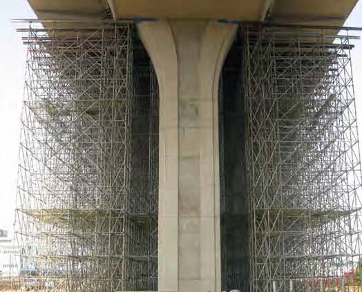 Ringlock Scaffolding system for Civil Buildings Q235 Material