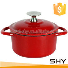 China antique cast iron enamel pot