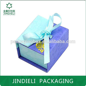 Lovely small blue paper jewelry box