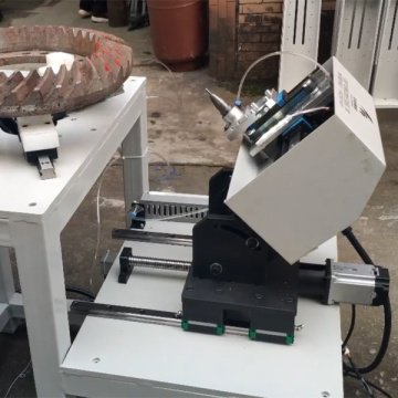 Vertical marking machine with automatic cylinder clamp