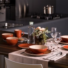 New design Color Glaze dinner plates set