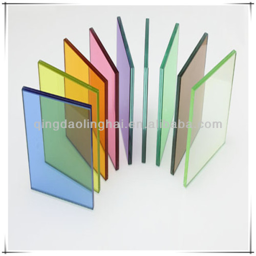 6-50mm tinted colored laminated glass