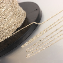 925 sterling silver 3+1 Figaro cable chain for wholesale