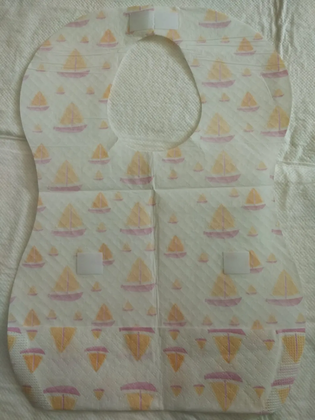 Disposable Nonwoven Printed Baby Bibs