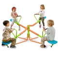 360 graus giratória crianças playground provesaw indoor ao ar livre