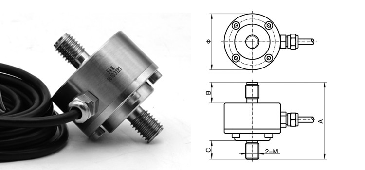GML668A load cell detail drawing