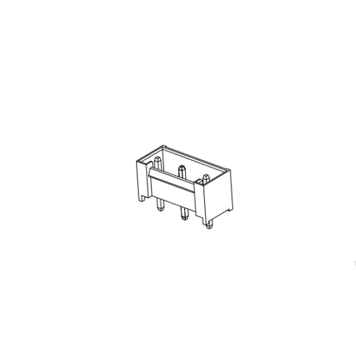 VH3.96 mm 180 ° Serie de conector de obleas Tipo de pared completo vacío