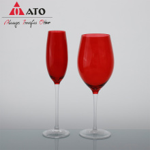 Red Crystal Wine Glasse Whisky Glass Wine Bottle