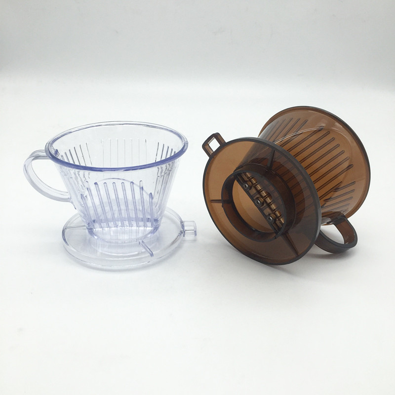 PLASTIC POUR OVER COFFEE DRIPPER COFFEE FUNNEL