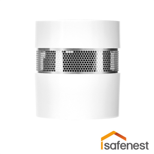 white color wireless smoke detector