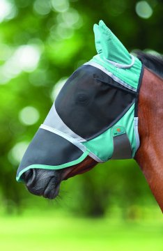 Products De-Luxe Horse Fly Mask Ears & Nose