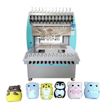 Automatic PVC Rubber Slipper Cartoon Upper Making Machine