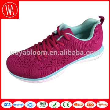 Women red lace up casual shoes